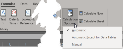 Automatic Formulas